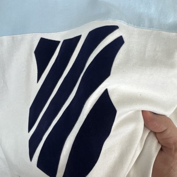 K-Swiss 50 Years Colorblock Logo T-Shirt Blue White Men’s Large - Picture 2 of 5